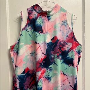 Slazenger Multicolor Abstract Golf Tank Top